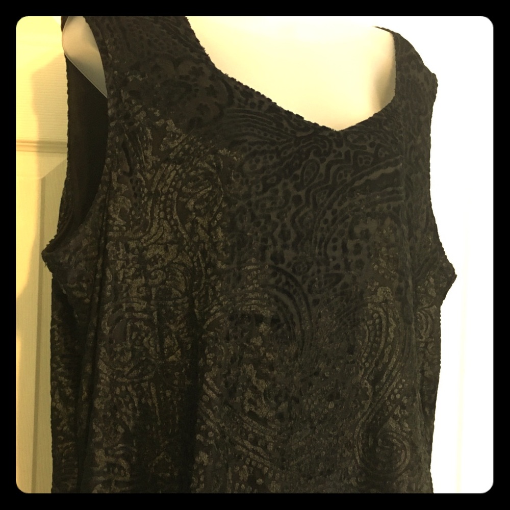 Java Jacquard Layered Tank ~ 2X